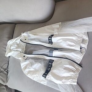 - Guess white hoodie